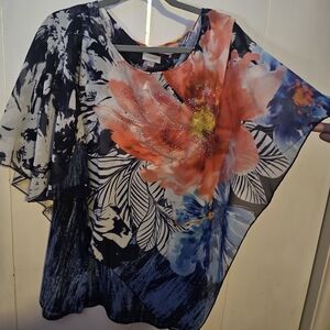 Avenue Floral Print Women's Top